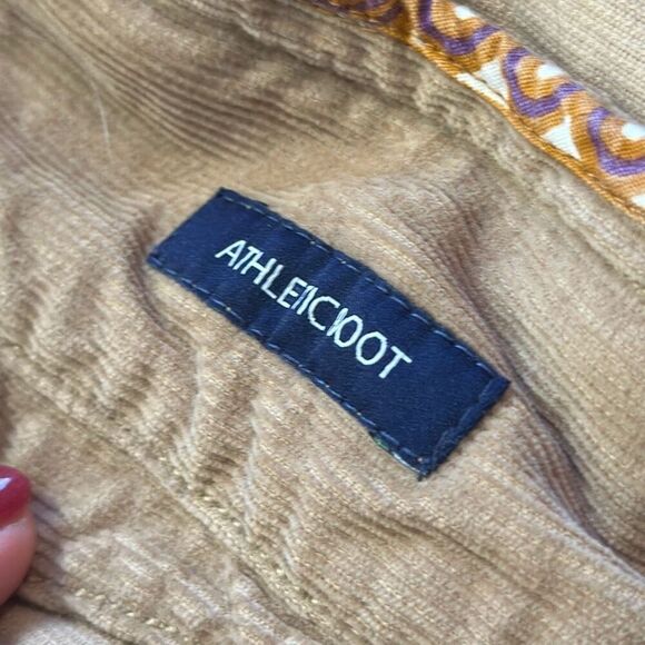 Bonobos Athletic Boot Mens Khaki Brown Corduroy Chino Pants W32 x L34 - Picture 7 of 7